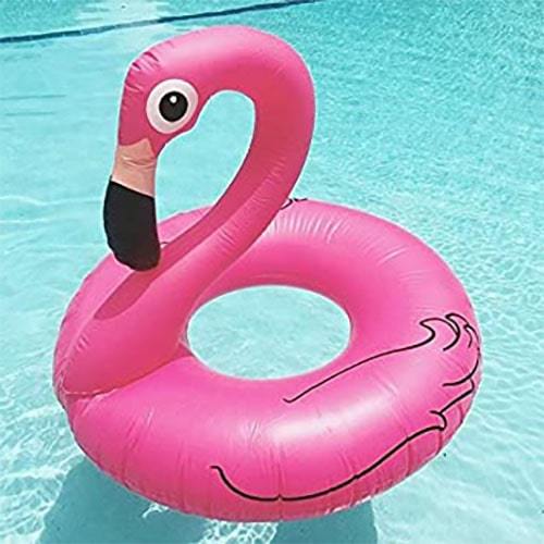 Bouée XL Gonflable flamant rose piscine