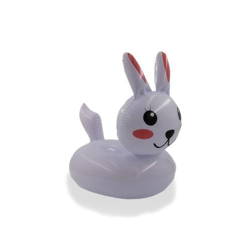 Porte verre gonflable lapin