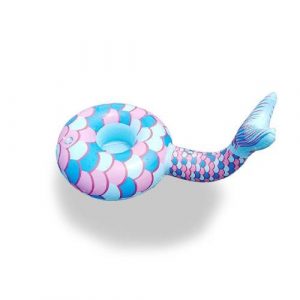 porte verre gonflable queue de poisson pour piscine