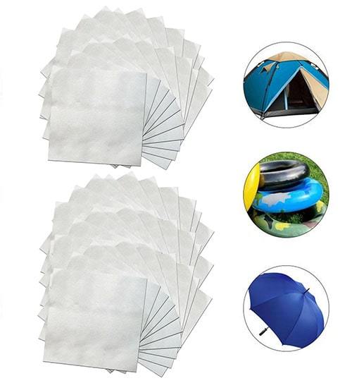 Patch Rustine Réparation Piscine Matelas Bouée Gonflable Trouée Perforée X6