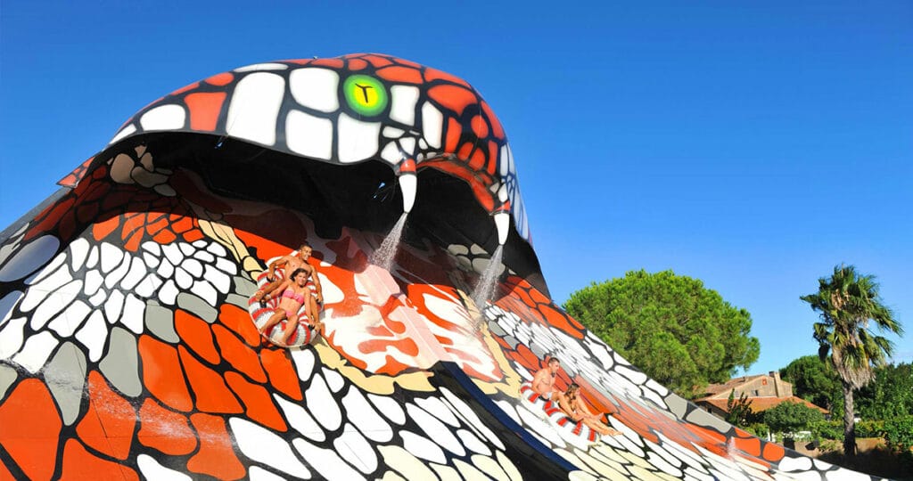 Toboggan King Cobra à Aqualand Fréjus